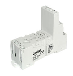 Sockel GZM2 – mit Schraubklemmen, Sockel für die Relais R2N, R3N, R4N, R2B, R3B, R4B 