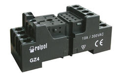 Sockel GZ4 – mit Schraubklemmen, Sockel für die Relais R2N, R3N, R4N, R2B, R3B, R4B 
